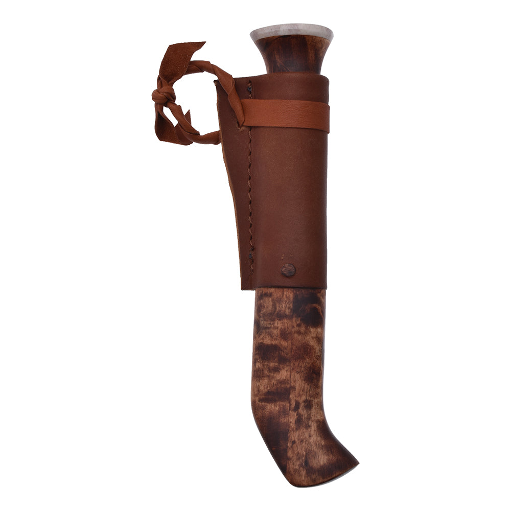 Jaktkniv Nulpu Damasteel RWL34 BRUN / EN STL