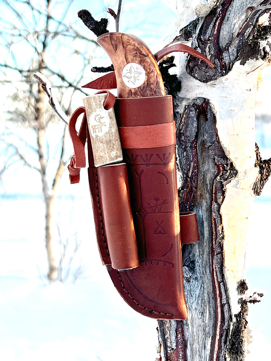 Jaktkniv Uraka Survival BRUN / EN STL