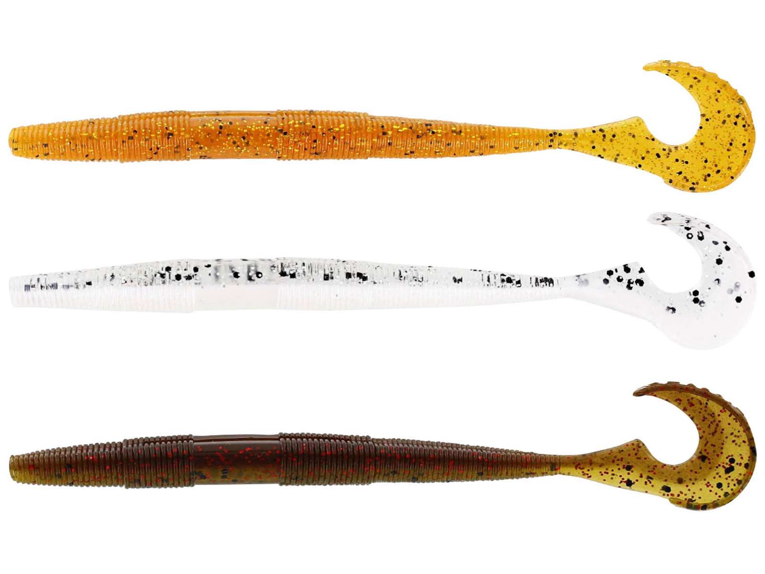 Swimming Worm 5 stycken CLEAR WATER / STORLEK 130 MM & VIKT 5 G