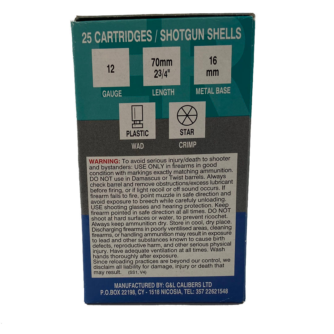 12 Gauge Challenger Felt 28 g 25 ST / NO6 2,7MM