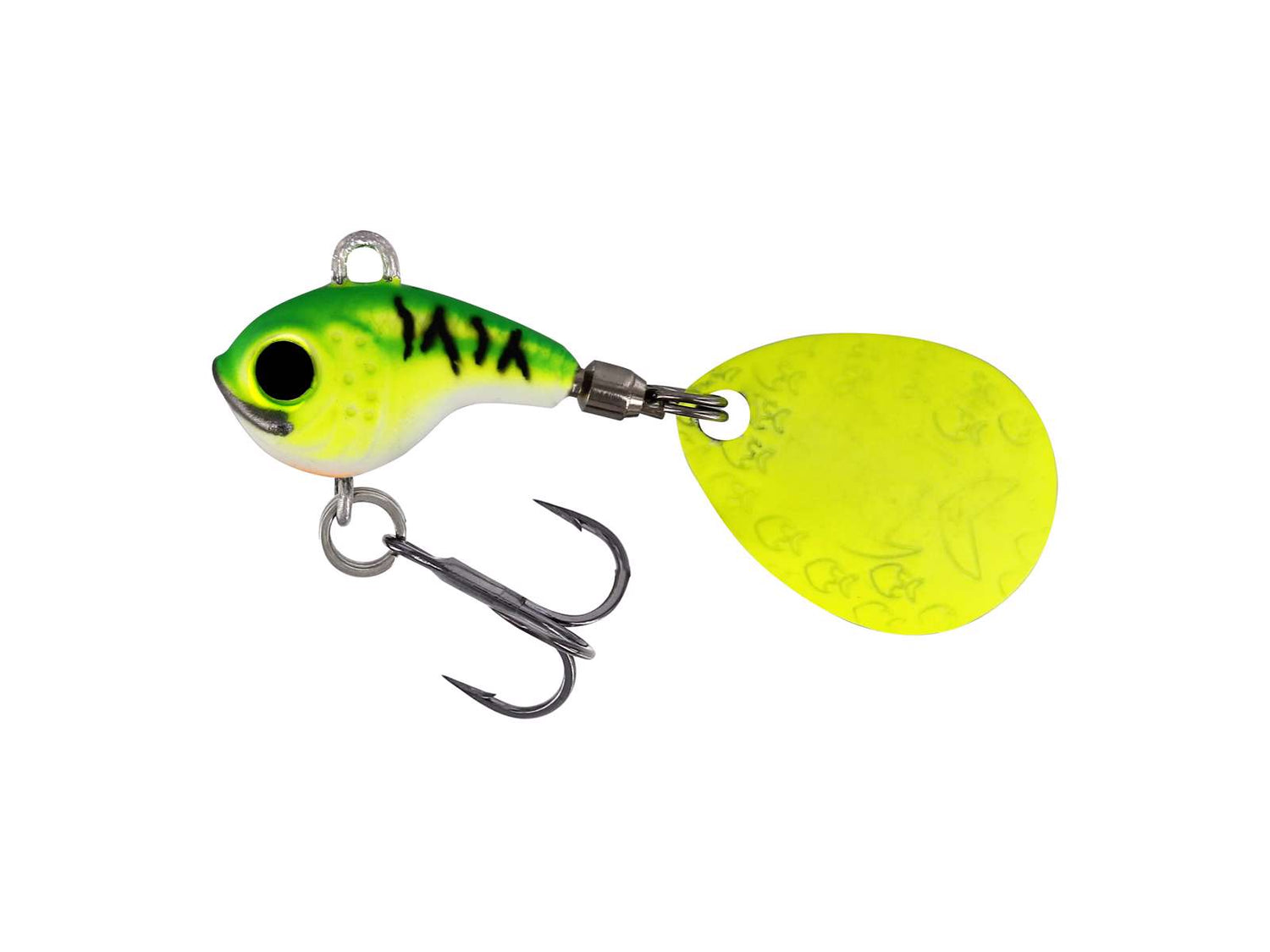 Dropbite Tungsten Spin Tail Jig CHARTREUSE ICE / LÄNGD 22 MM & VIKT 18 G