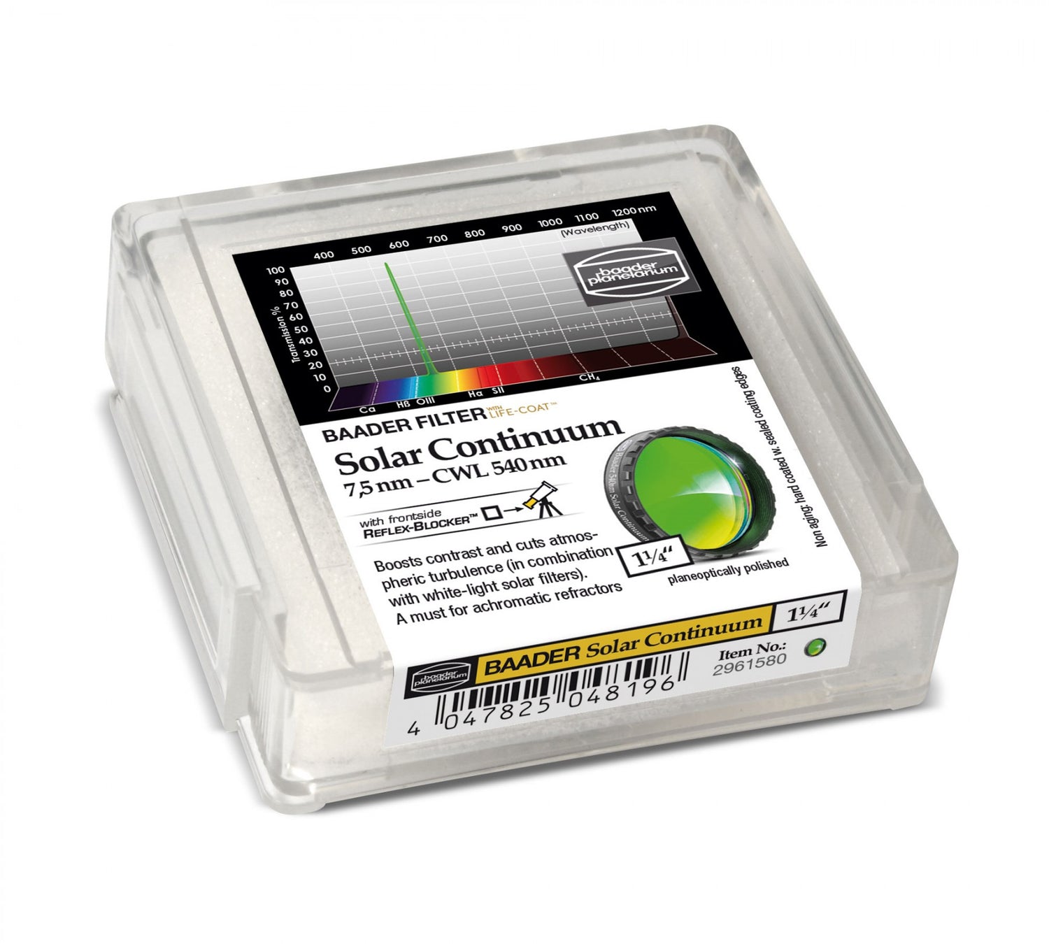 Solar Continuum Filter - 7,5 nm (540 nm) 2