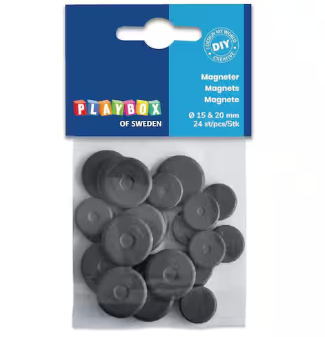 Magneter för tavla 24-pack EN STL