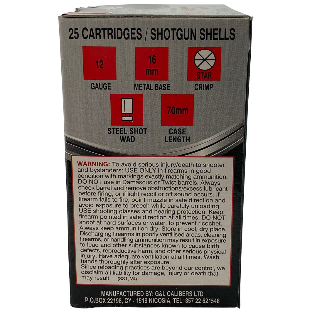 12 Gauge Steel 35 g 12 / NO3 3,5MM