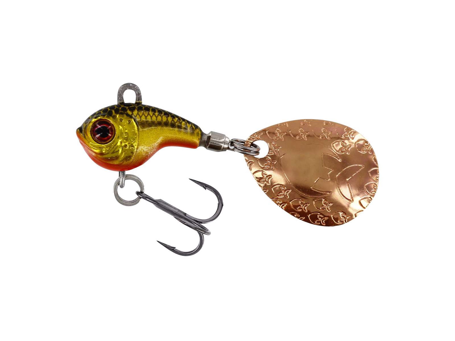 Dropbite Tungsten Spin Tail Jig GOLD RUSCH / LÄNGD 22 MM & VIKT 18 G