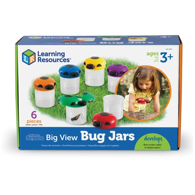 Nyckelpiga-förstoringsburkar, 6-pack EN STL