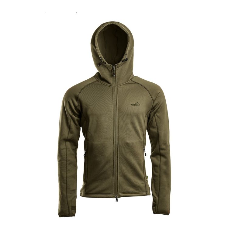 Powerfleece Hood Men OLIVE / XL