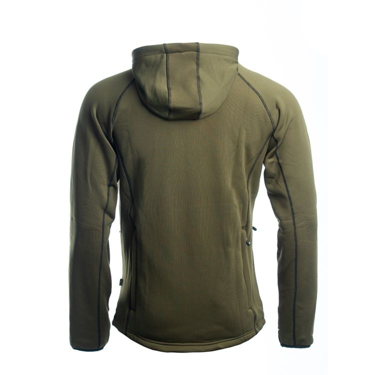 Powerfleece Hood Men OLIVE / 3XL