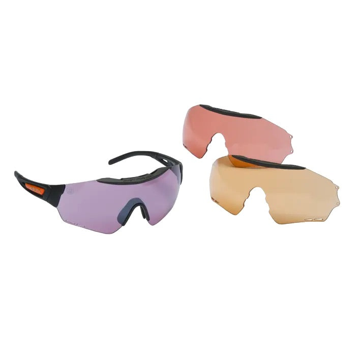 Eyeglasses m 3 olika glas SCARLET, LIGHT PURPLE, LIGHT MAGENTA / EN STL