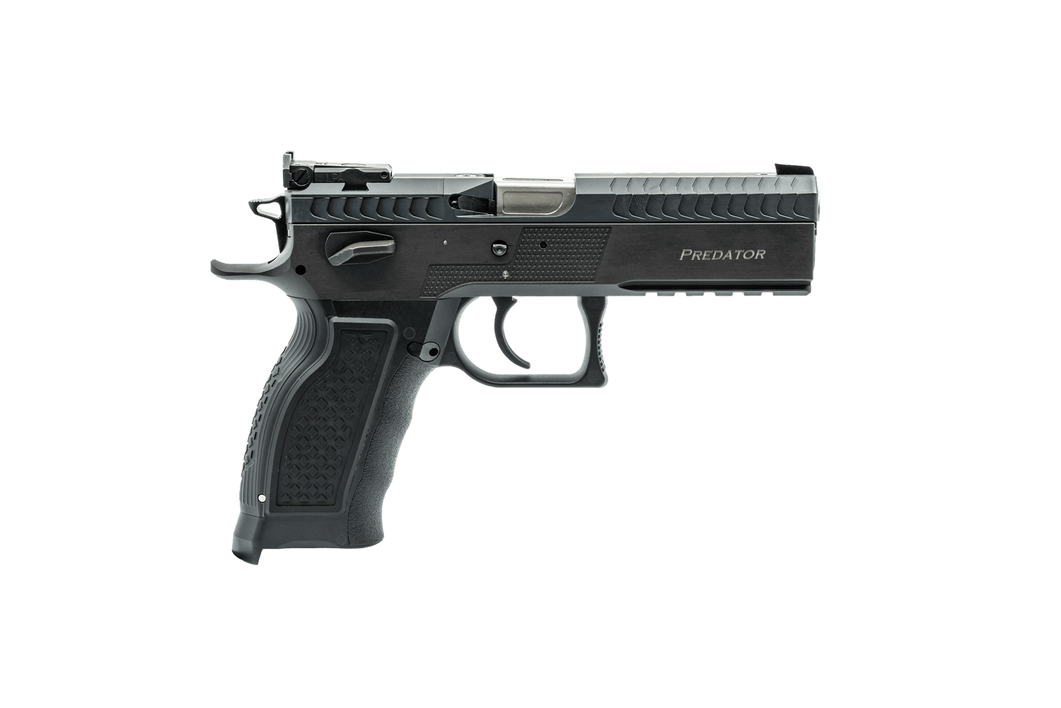 Predator, Alu/Polymer, FSF Rd, OR LPA BLACK / 9X19 MM / DA/SA