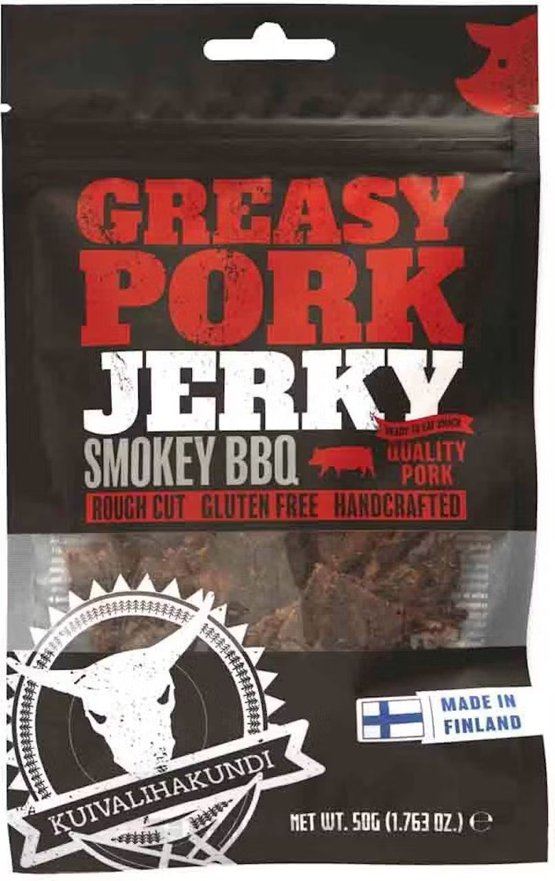 Torkat griskött SMOKEY BBQ & MÄNGD 50 G