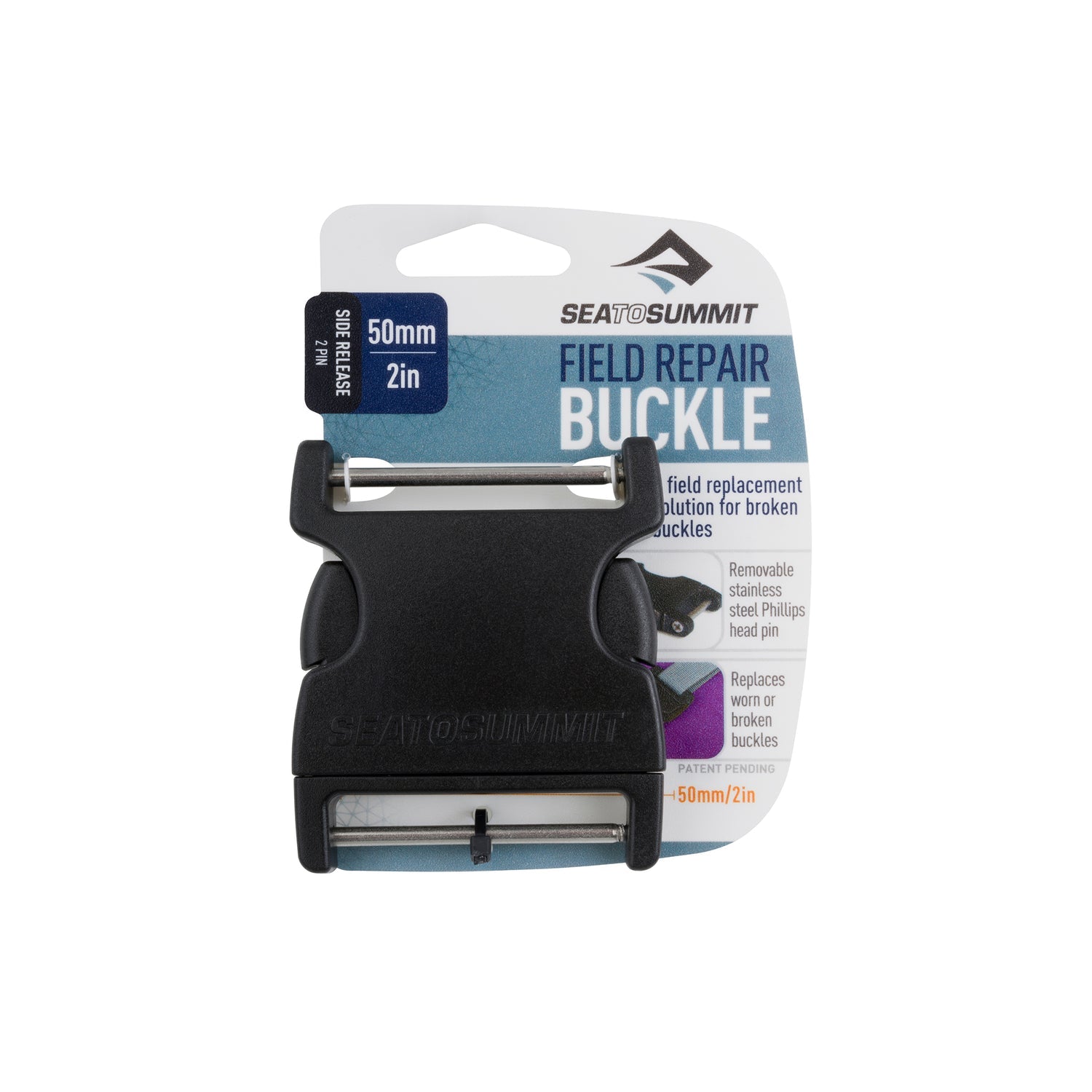 Buckle Side Release 2-Pin 50 MM