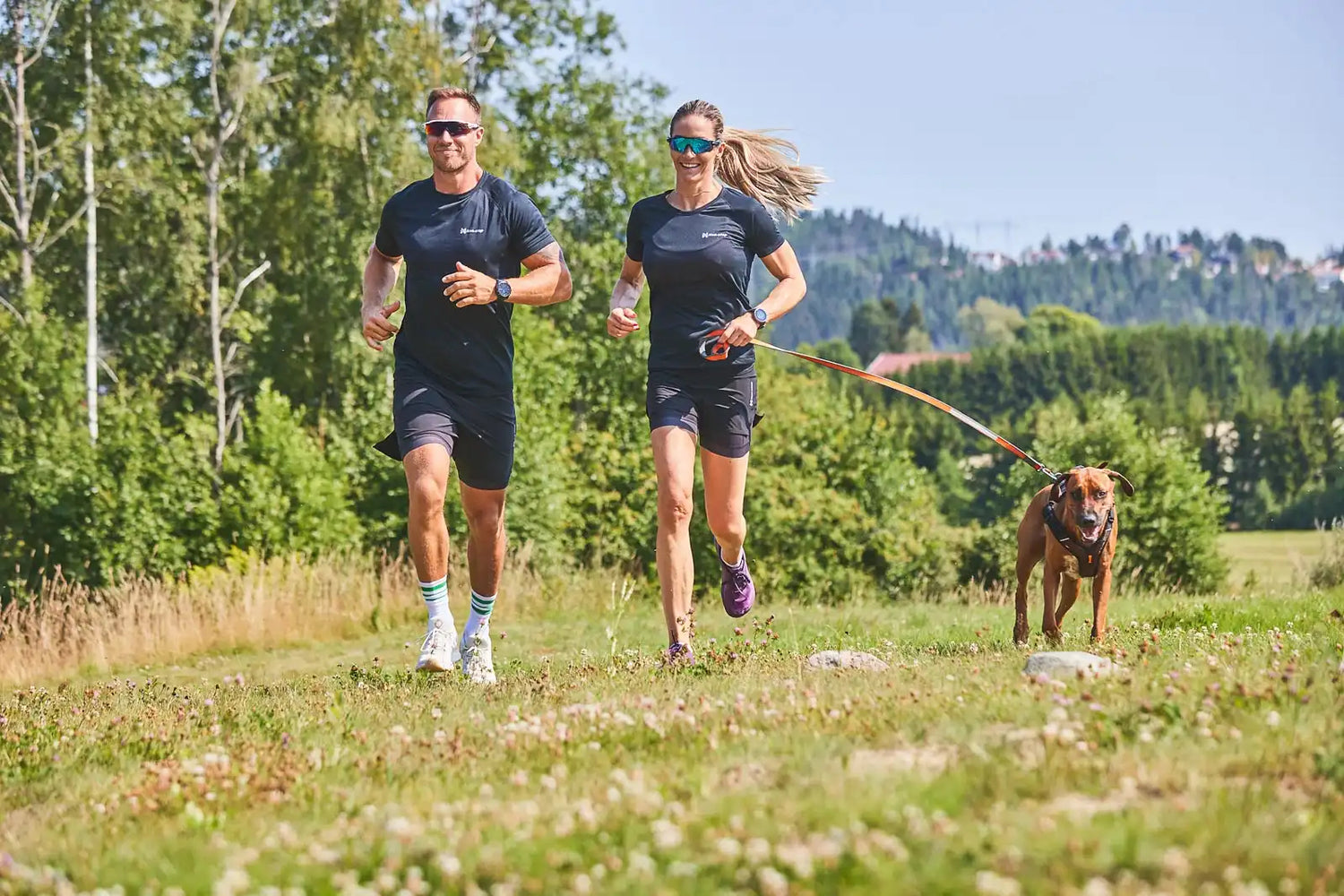 Move leash BLACK / 1.5 M/10 MM