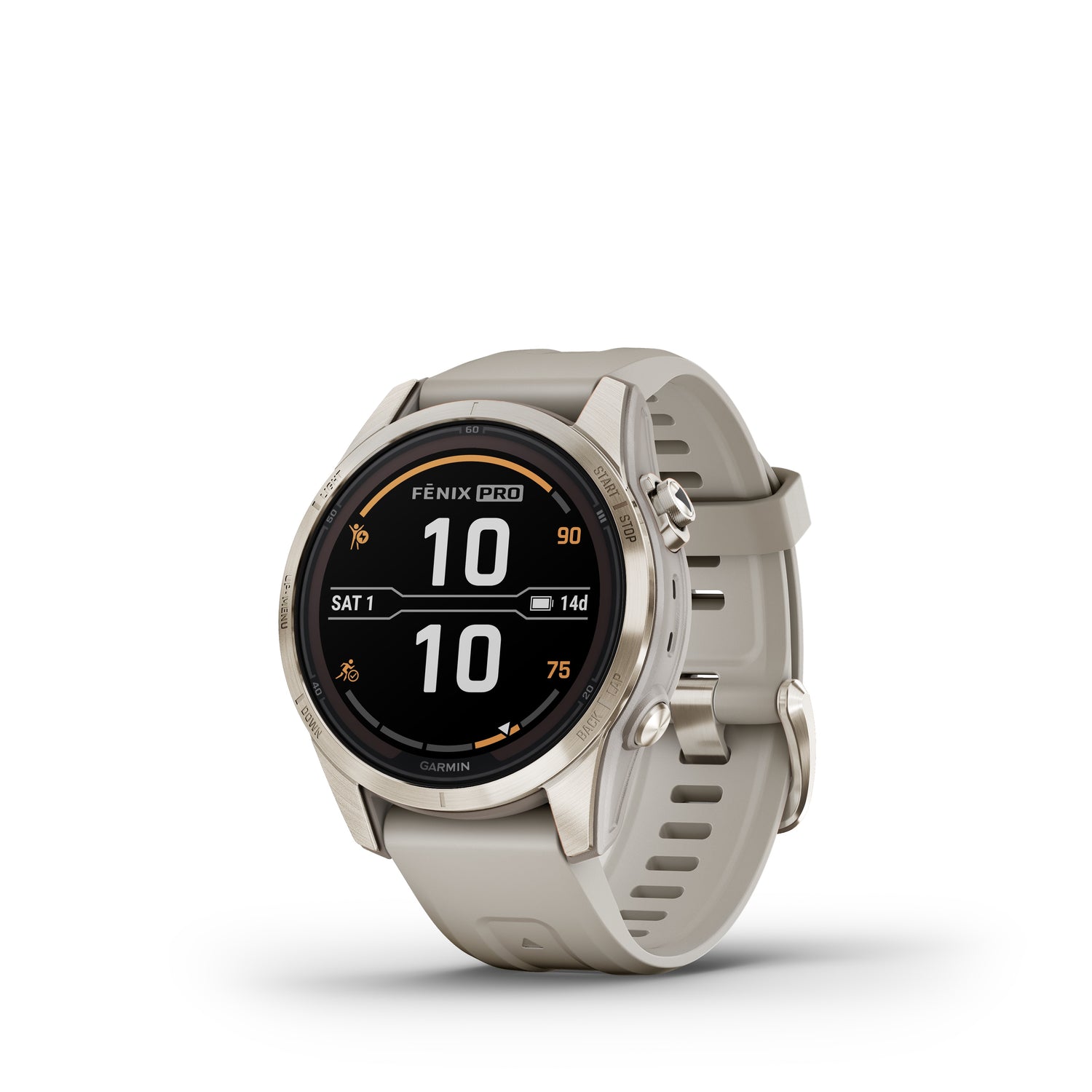 Fenix 7S PRO Sapphire Solar Soft Gold/Sand 42mm ONE SIZE