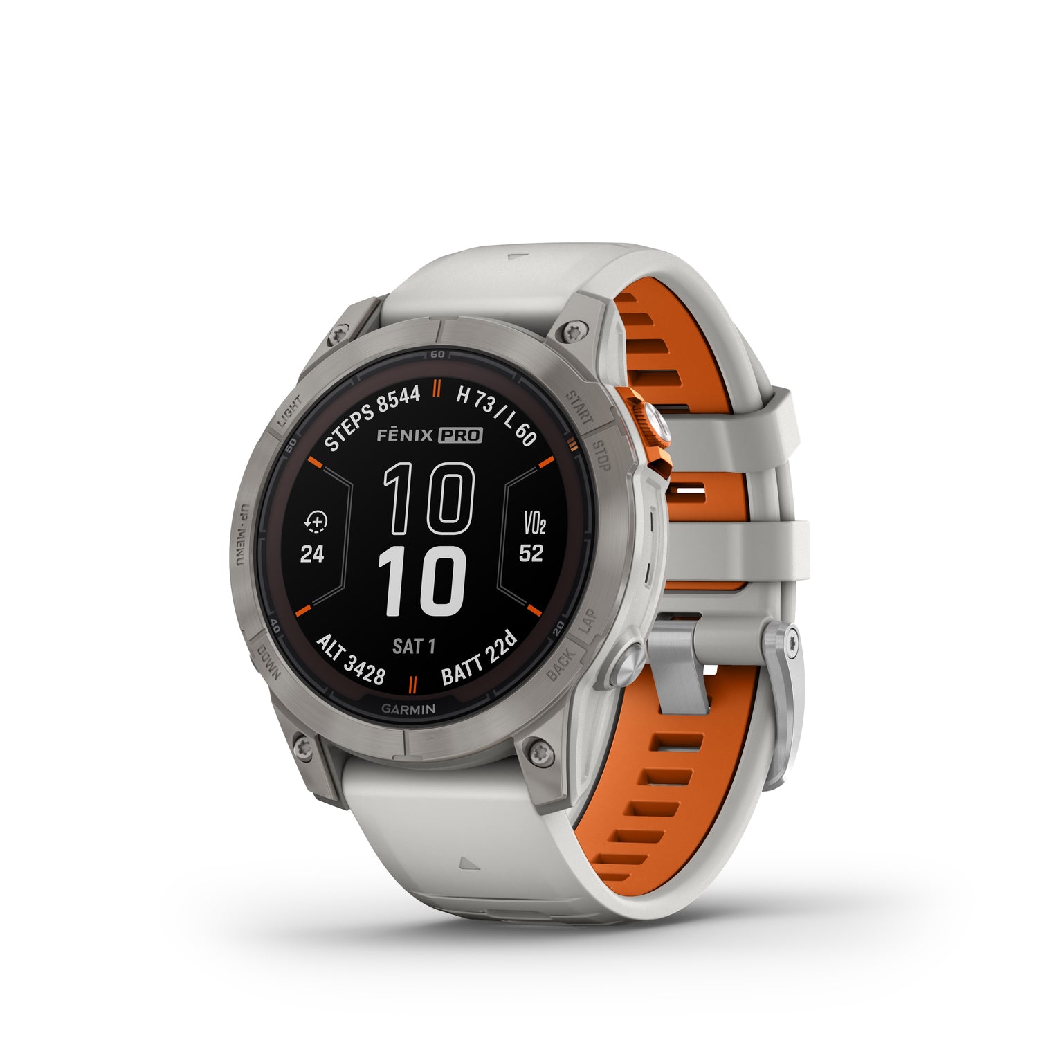 Fenix 7 PRO Sapphire Solar Titan Fog 47mm GREY/ORANGE / ONE SIZE