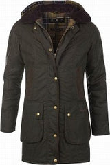 Bower Wax Jacket Dam OLIVE / UK 10-S