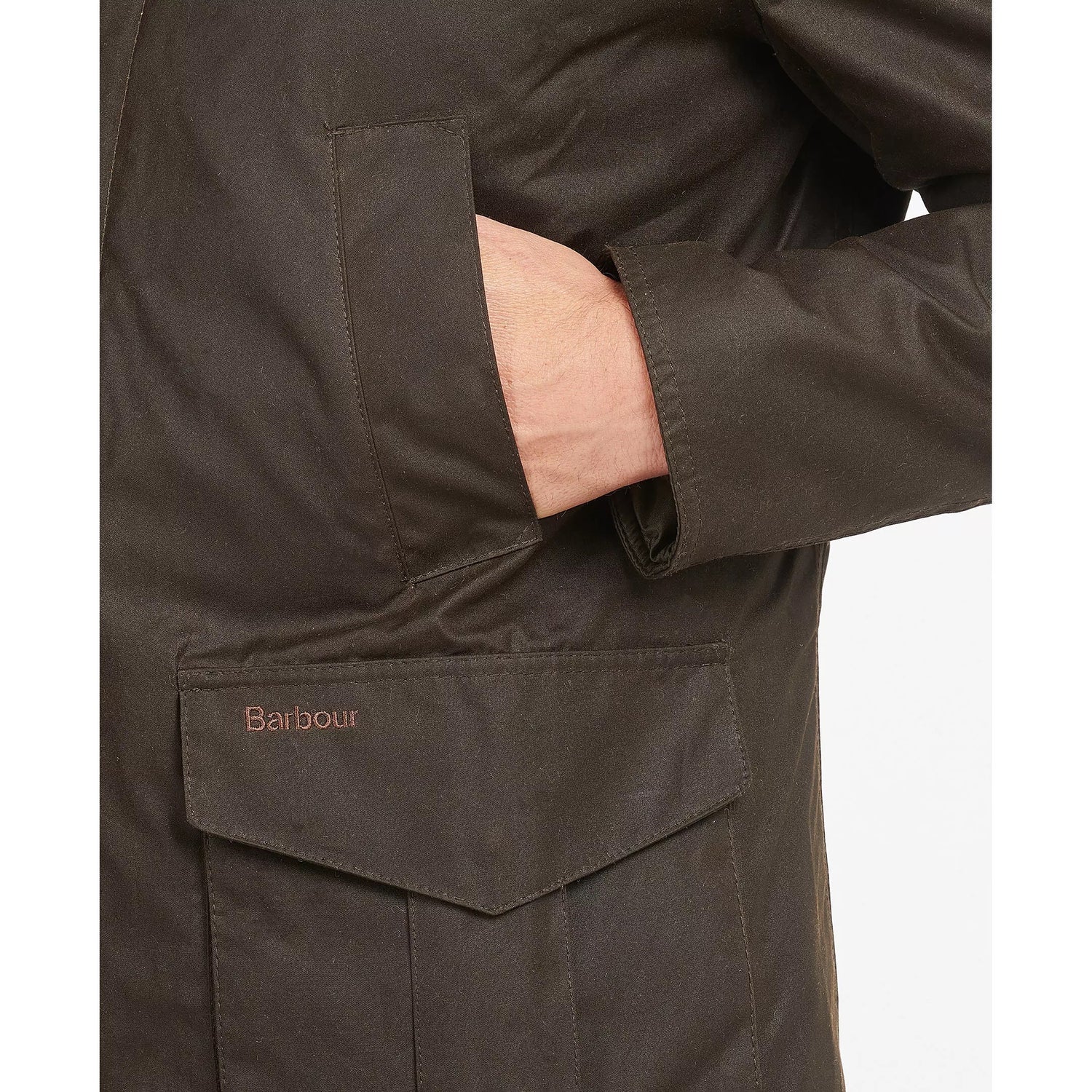 Hereford Wax Jacket herr OLIVE / S