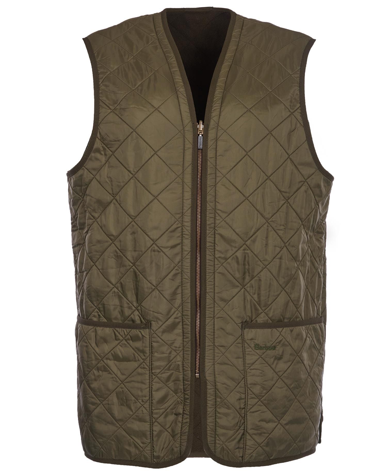 Polarquilt Waistcoat/Zip-In Liner DARK OLIVE / S