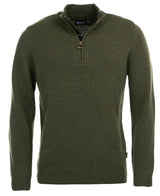 Holden Half Zip, Herr - Stickad tröja OLIVE / M