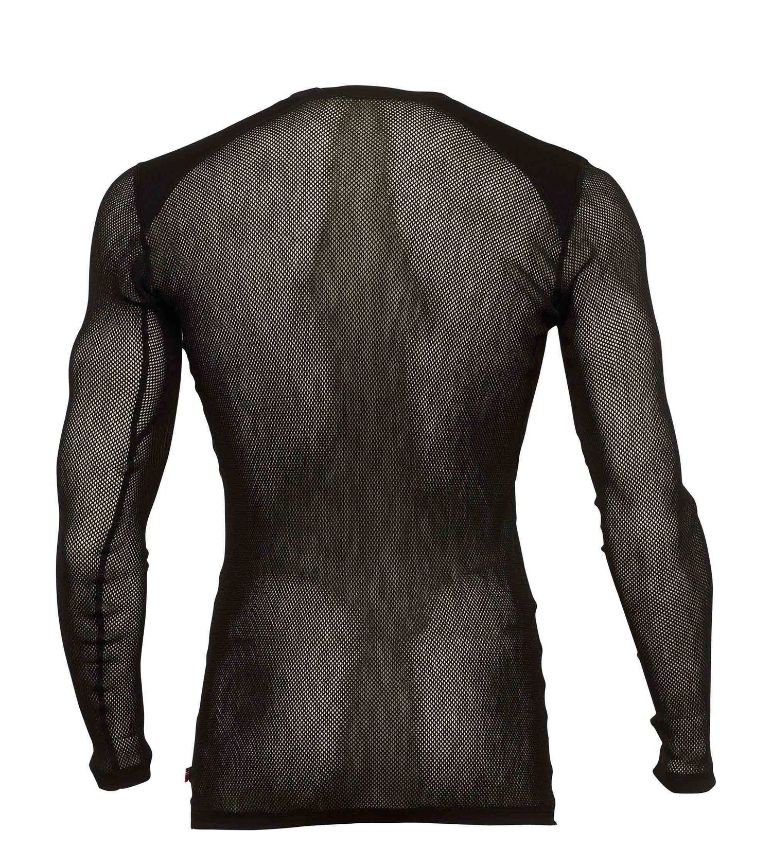 WoolNet Light Crewneck Shirt Men JET BLACK / M