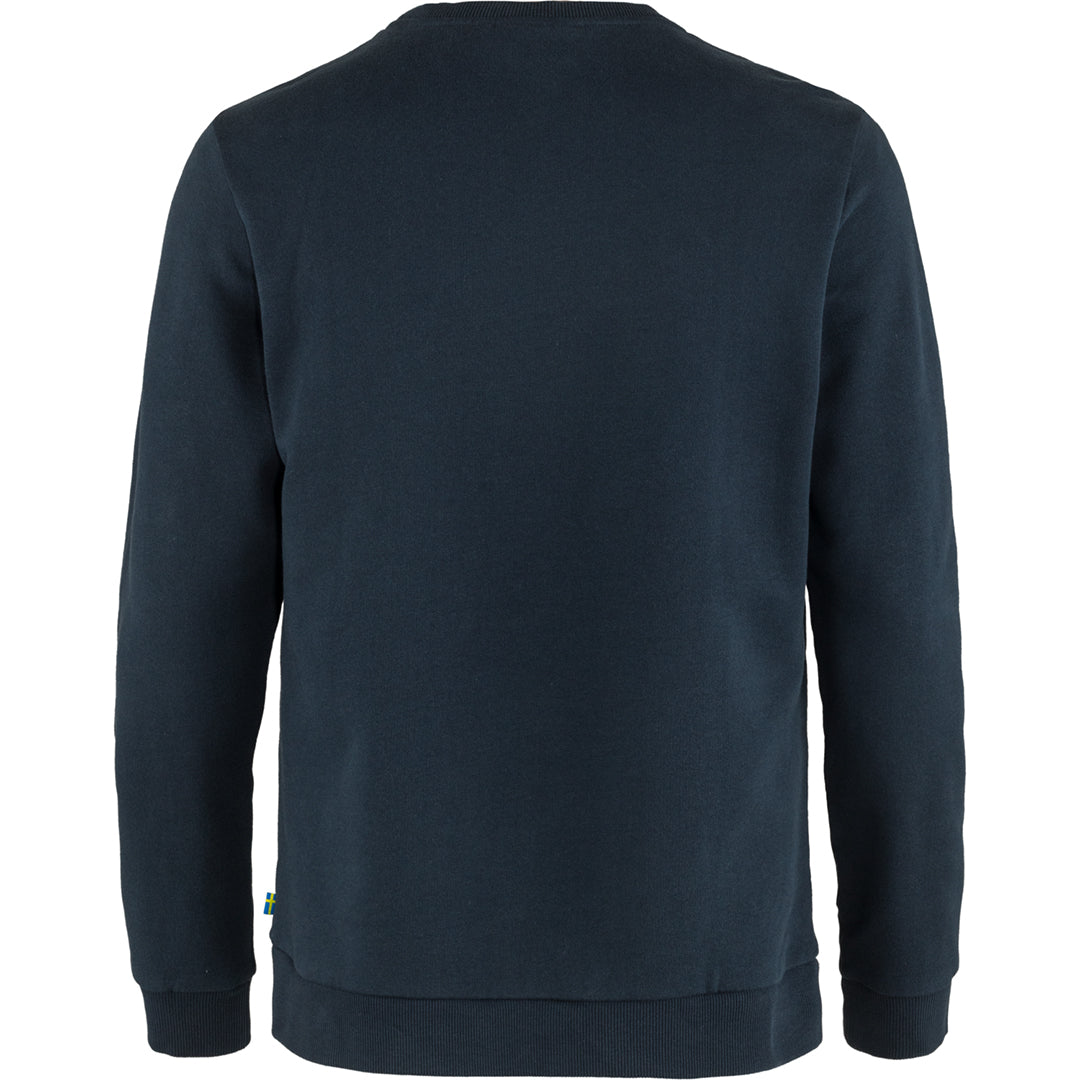 Fjällräven Logo Sweater Men DARK NAVY / S