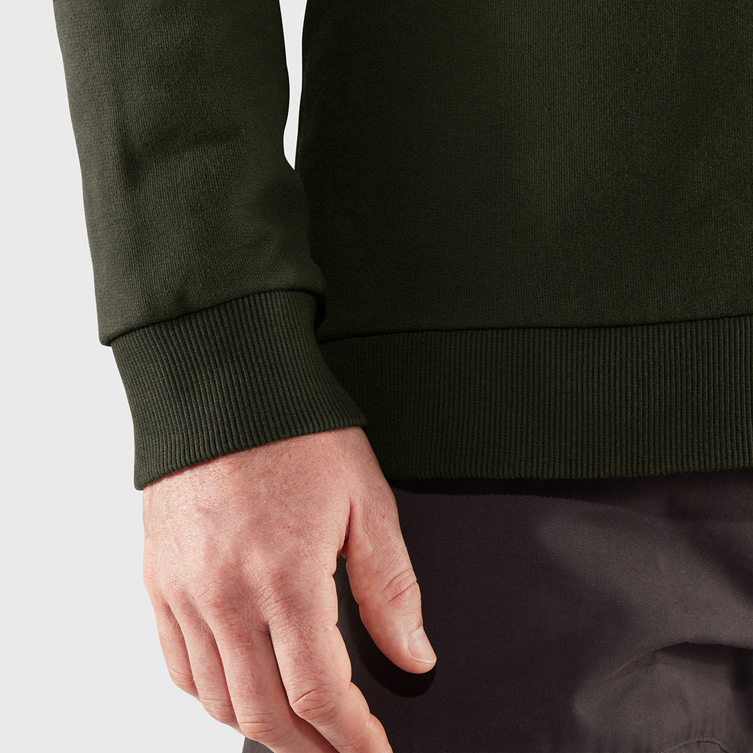 Fjällräven Logo Sweater Men DARK NAVY / S