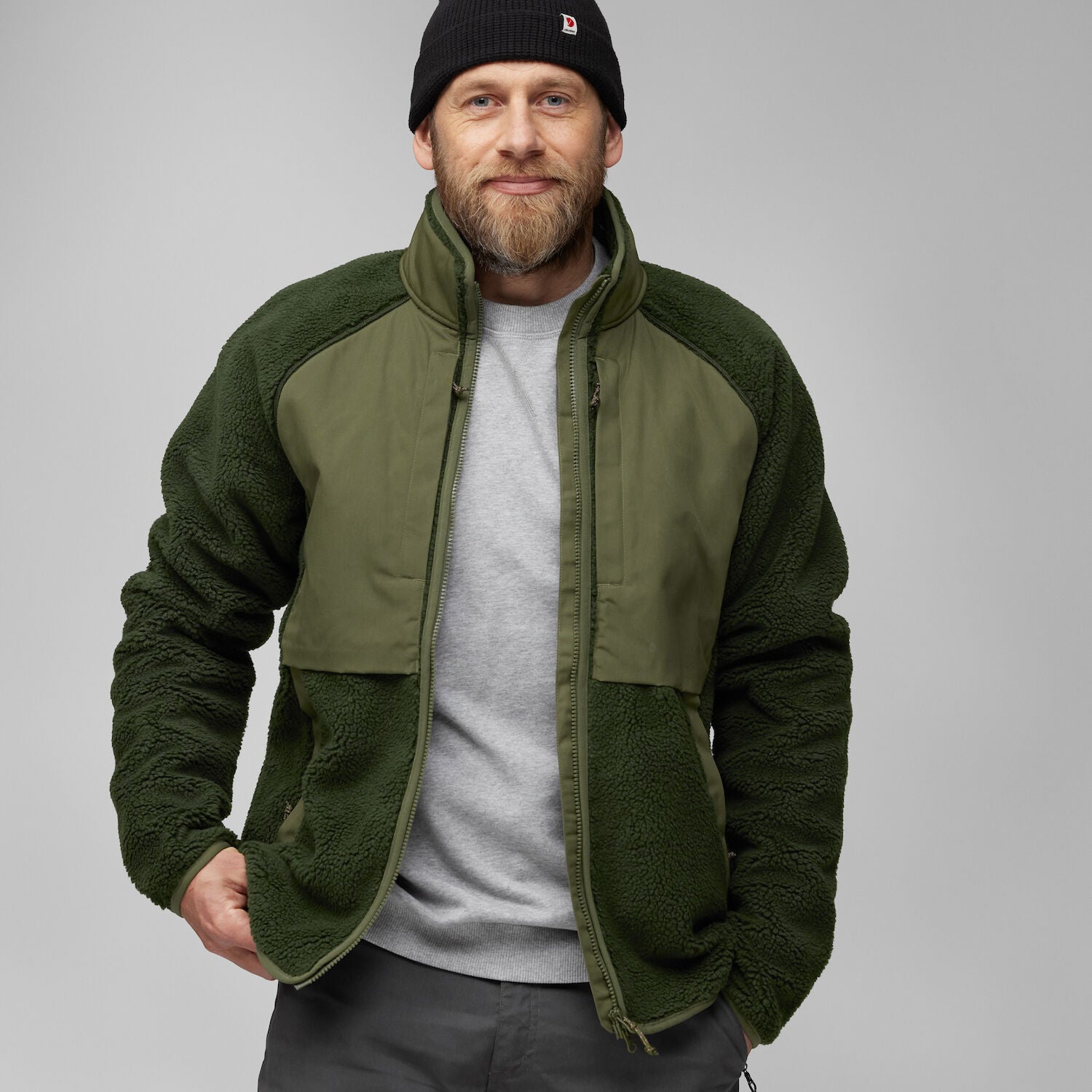 Vardag Pile Jacket DEEP FOREST/LAUREL GREEN / S