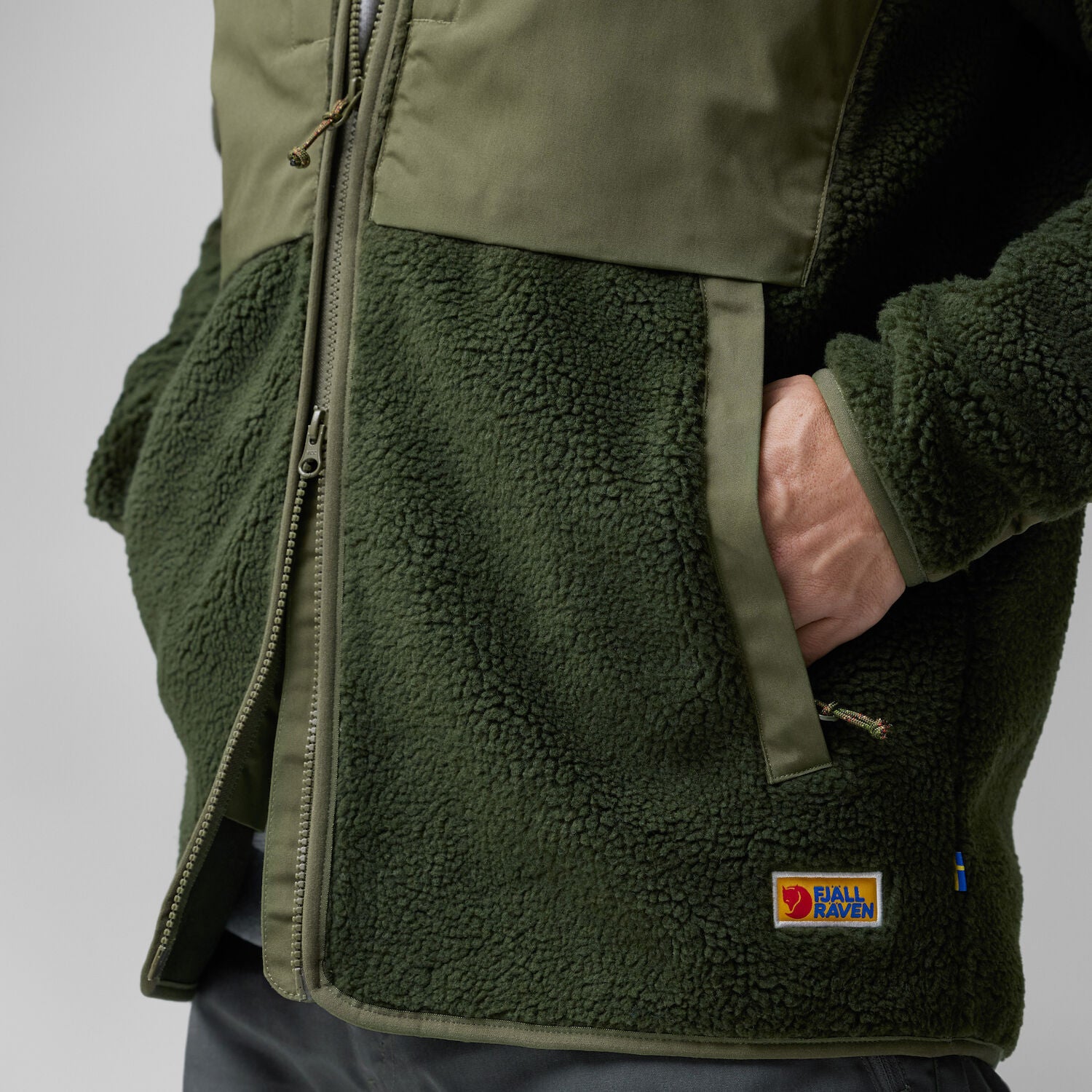 Vardag Pile Jacket DEEP FOREST/LAUREL GREEN / S