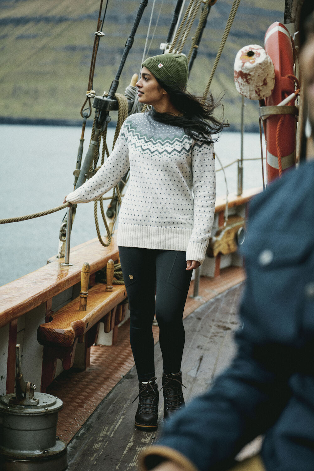 Övik Womens Knit Sweater DARK NAVY / XS