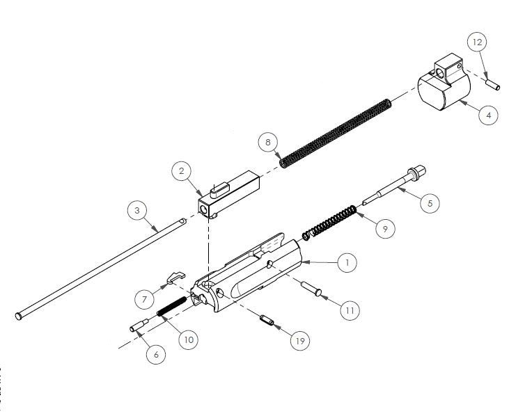 Extractor NC/JP 22lr ONE SIZE