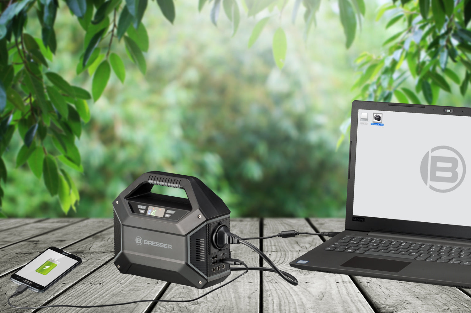 Portabel strömkälla, 100 W 1 ST