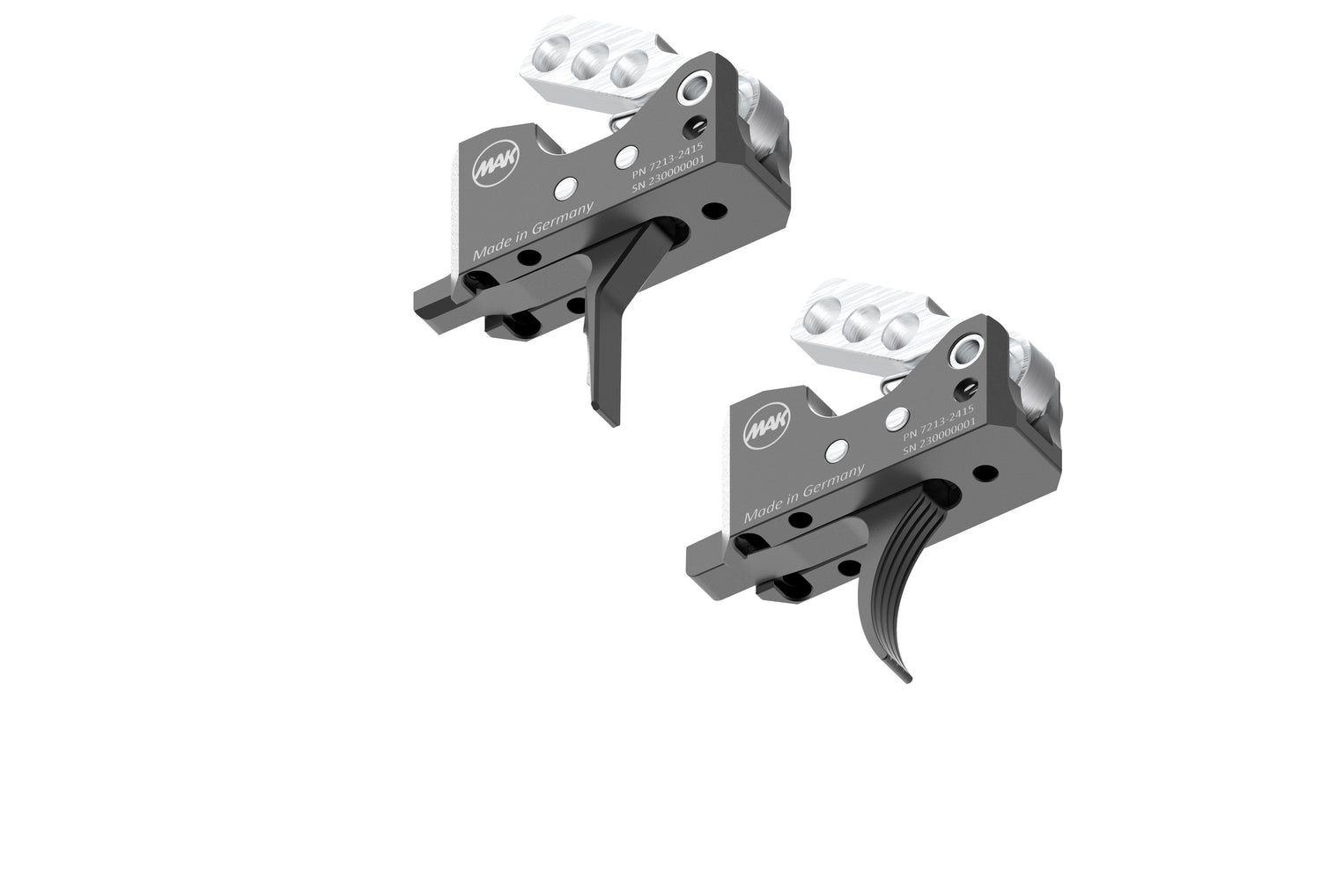 MAKtrigger Avtryckare För AR15 (curved) SVART / BÖJD