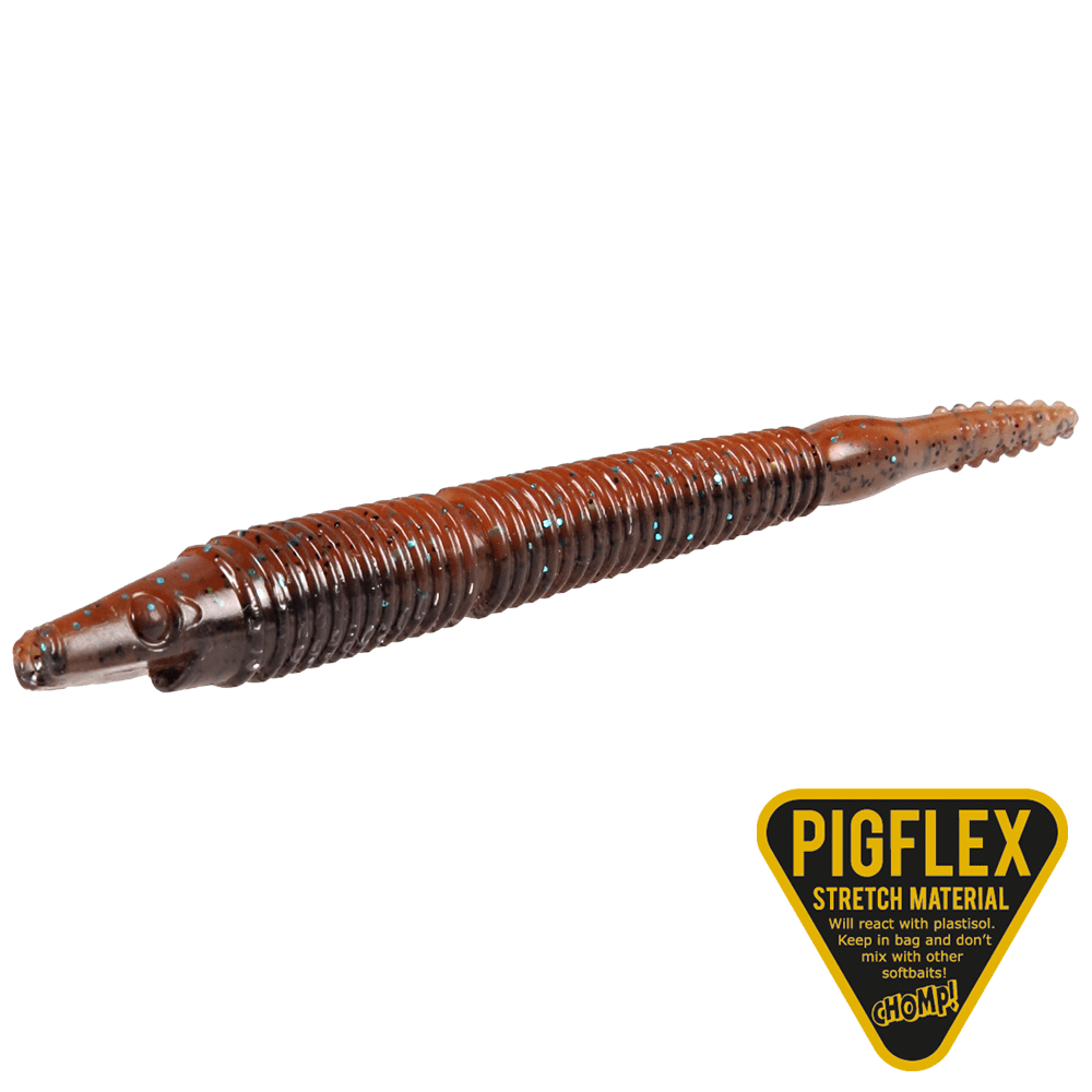 Pigster Crawler 10cm 3,3 gram 4 stycken BROWN CHARTREUSE FLAKE / 10 CM