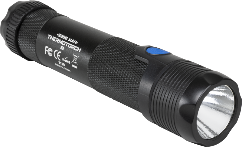 ThermoTorch 3 Hand Warmer/Charger/Black Flashlight 1 ST