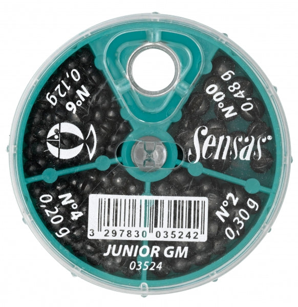 Standard Blysatser Splitshot blyn GRÖN / 6 STORLEKAR