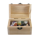 Skattkista med tumlade halvädelstenar EN STL