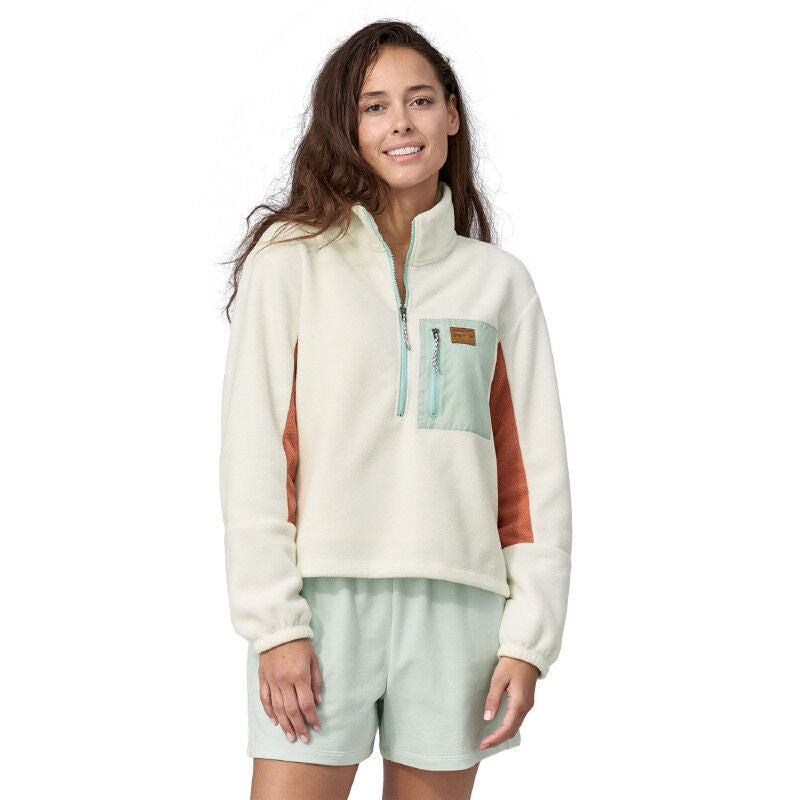 Women's Microdini 1/2 Zip PullOver BIRCH WHITE / S