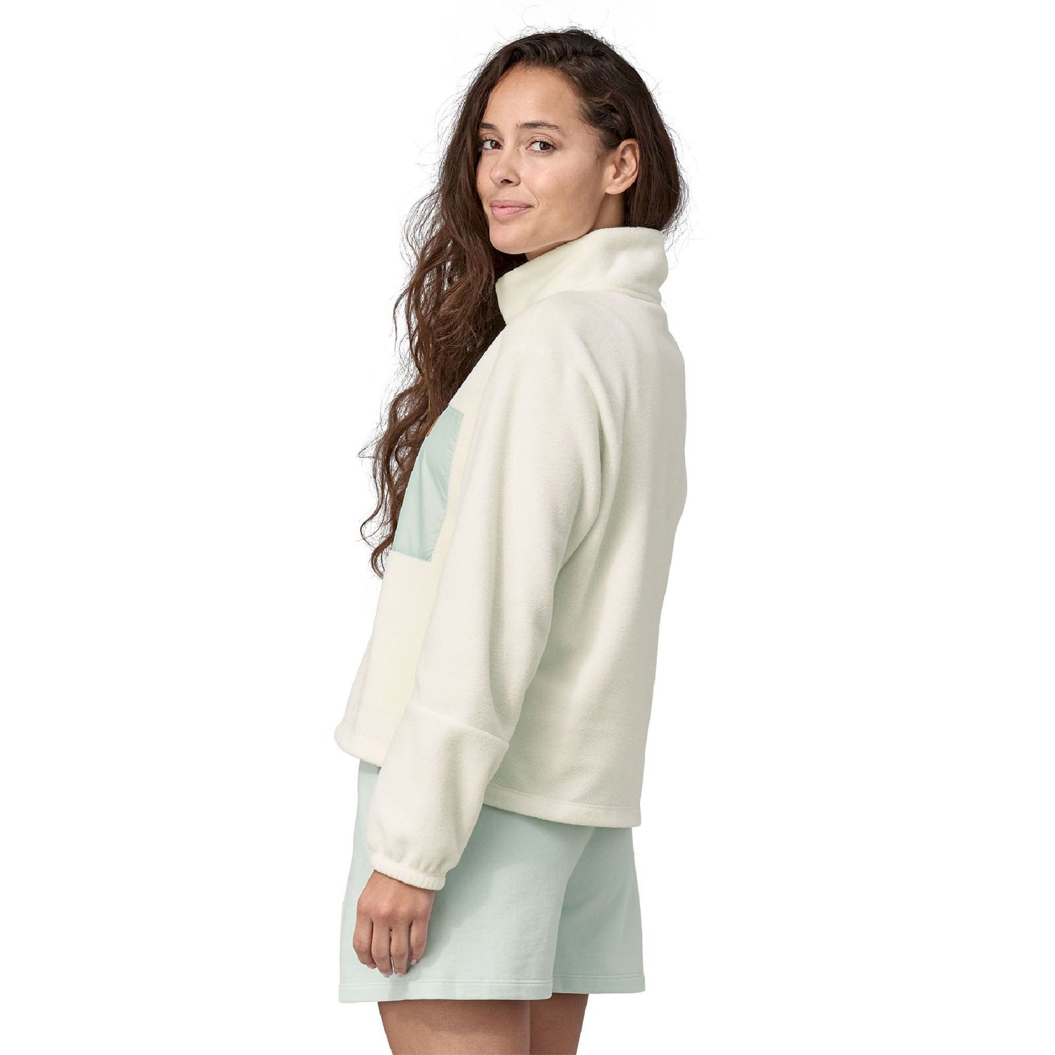 Women's Microdini 1/2 Zip PullOver BIRCH WHITE / S