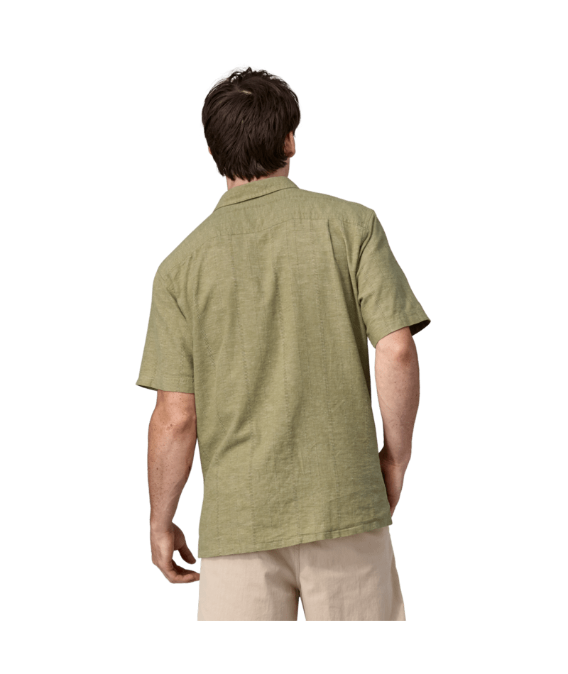 Men's Back Step Shirt SWELL DOBBY: BUCKHORN GREEN / S