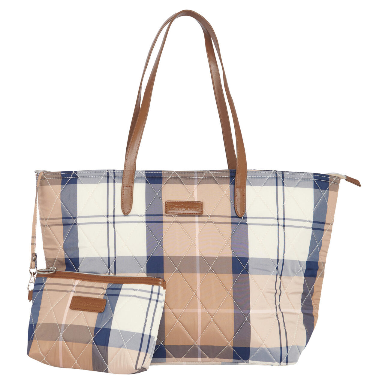 Wetherham Quiltad damväska tartan EN STL