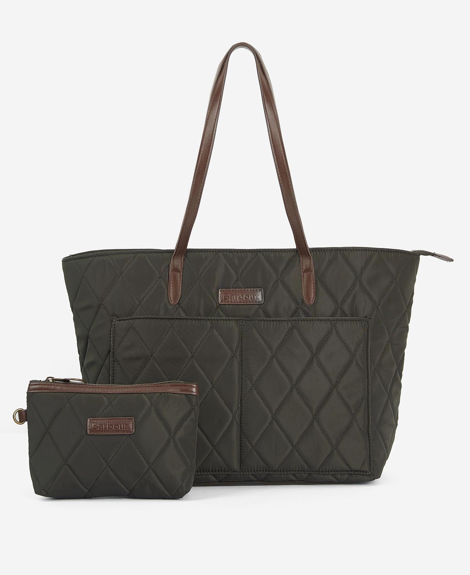 Quilt Tote Bag damväska OLIVE / EN STL