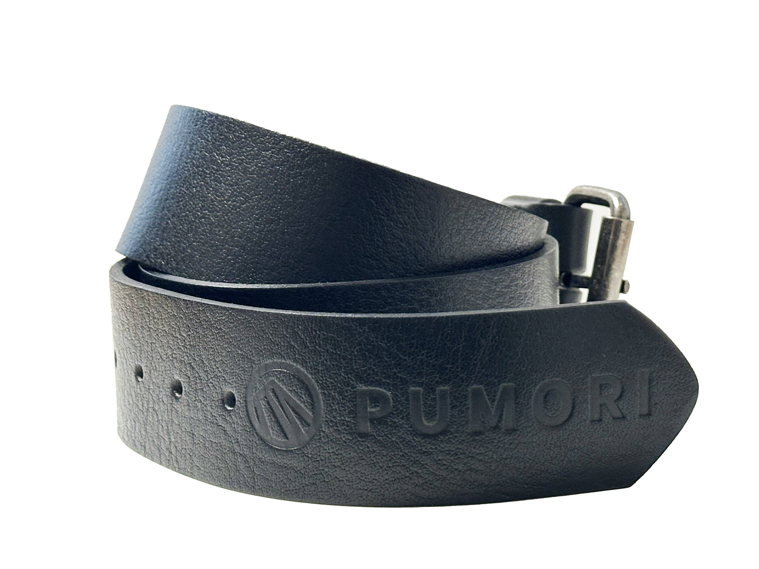 Läderbälte SVART / 95 CM