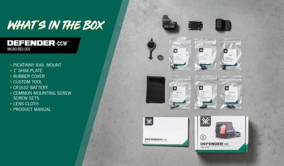 Defender-CCW 6 MOA Rödpunktssikte EN STL