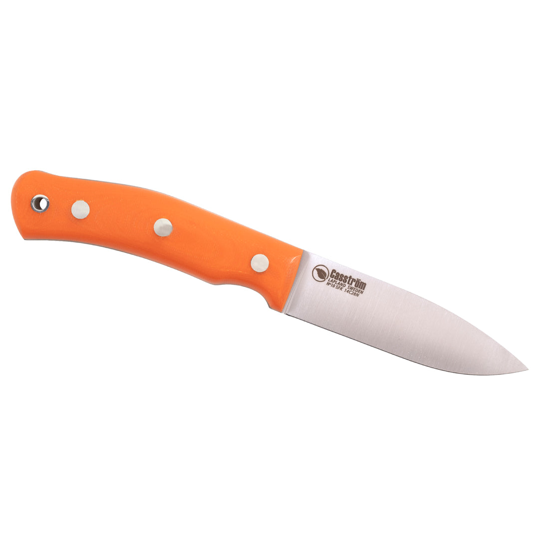 No.10 Swedish Forest Knife Orange G10 Rostfri Kydex ONE SIZE