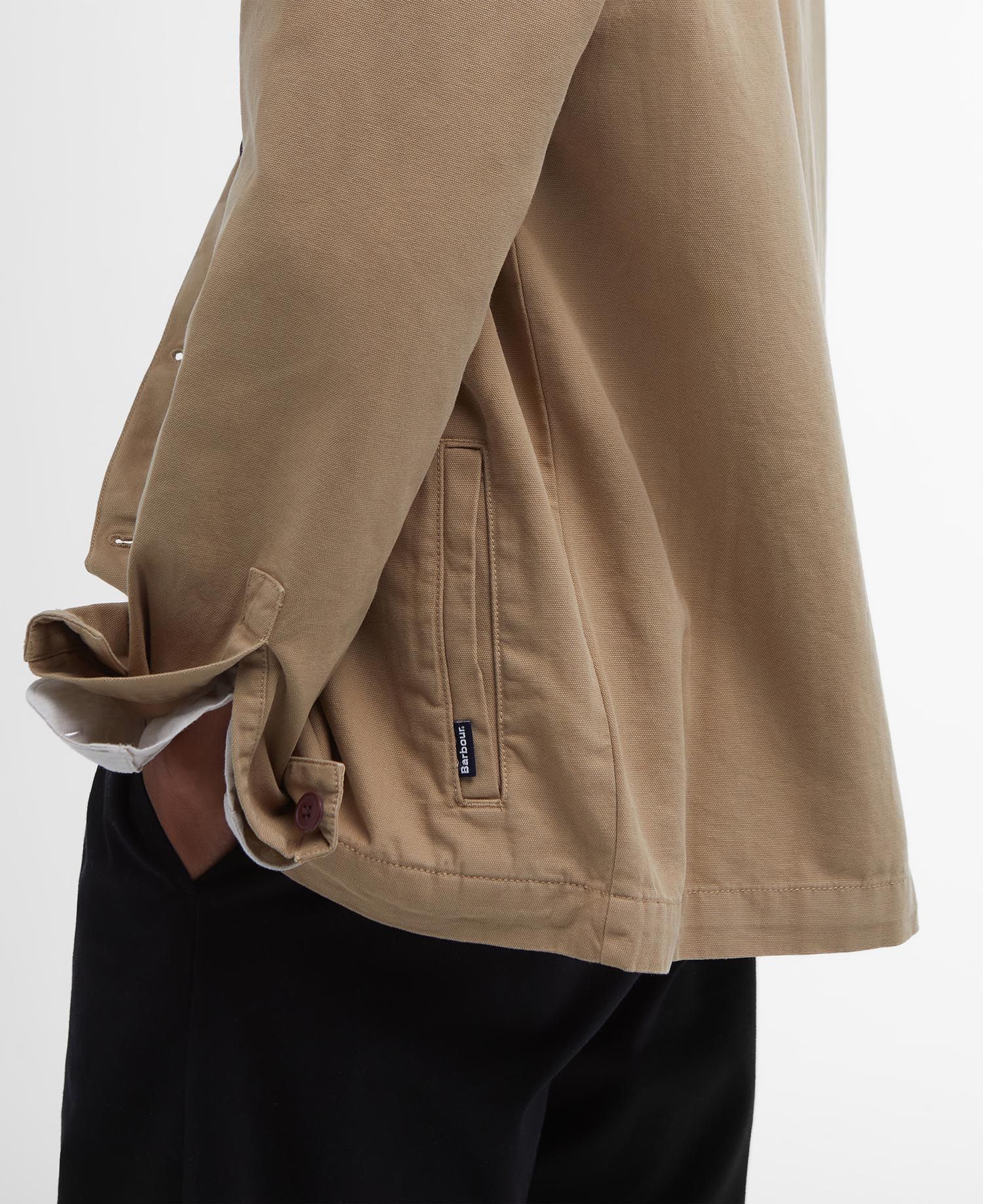 Washed Overshirt Men WASHED STONE / M