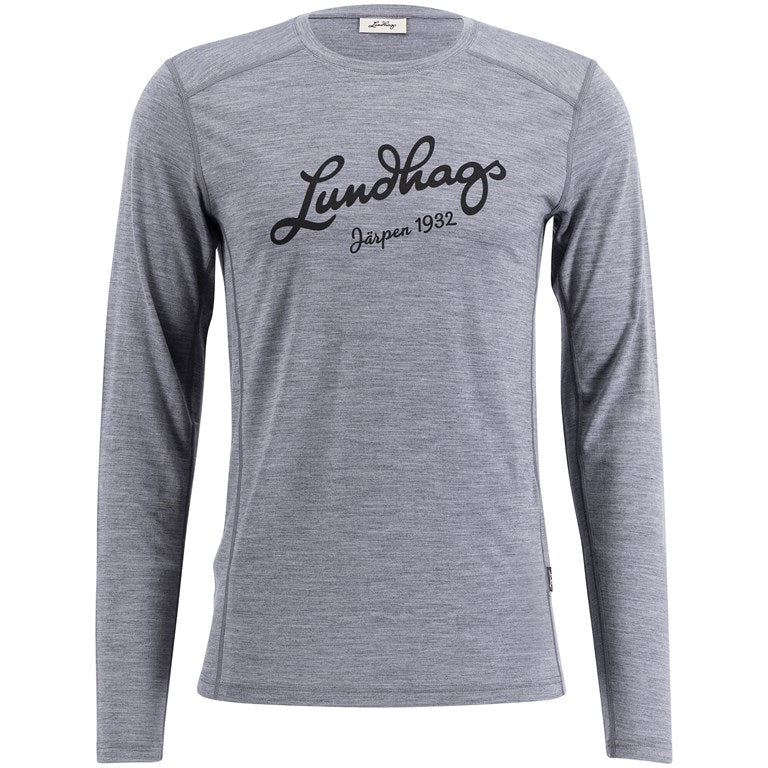 Fulu Merino LS T-Shirt Men GREY MELANGE / M