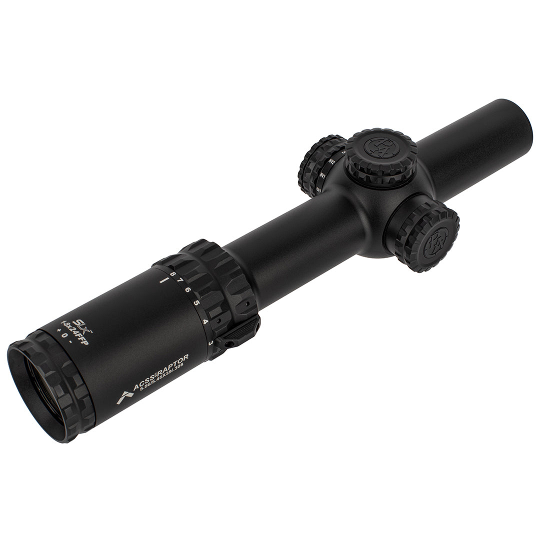 SLx 1-8x24 mm FFP Belyst ACSS-RAPTOR-5.56/5.45/.308 Scope