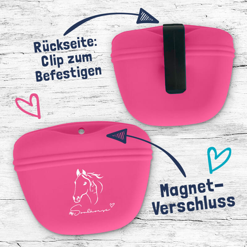 Godispåse i silikon SVART GLITTER / 1 STYCKE