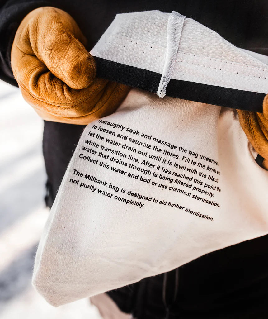 Millbank Water Filter Bag NATURAL/BLACK / EN STL