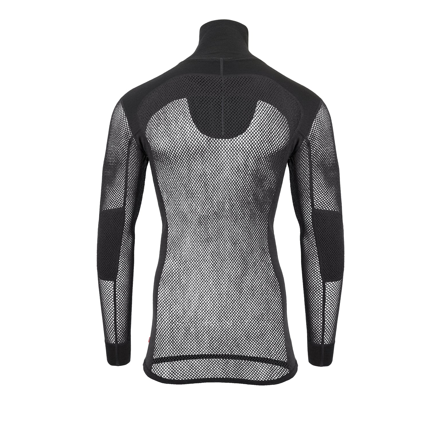 WoolNet Original Polo w/Zip Men Jet Black JET BLACK / XS